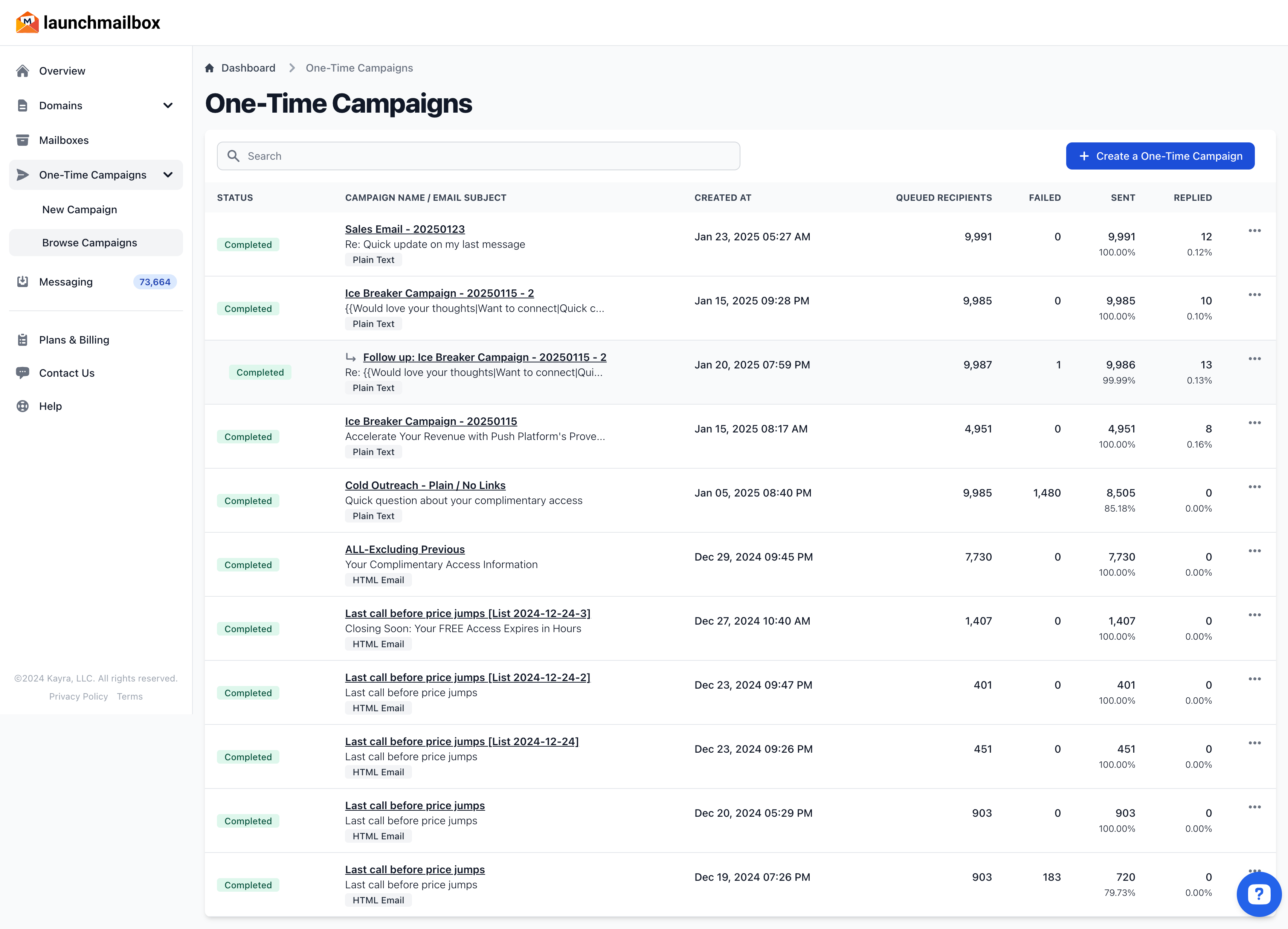 Campaign Browse